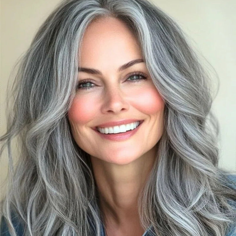 VolumeGrace – Seamless Wavy Hair Topper Extension
