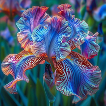 BloomAura – Exotic Tall Bearded Iris Flower