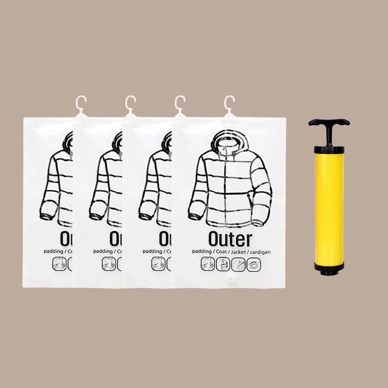 VacuHang – Space-Saving Hanging Vacuum Storage Bags