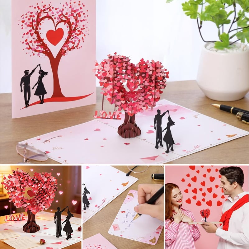 HeartTree – Romantic Surprise Pop-Up Card
