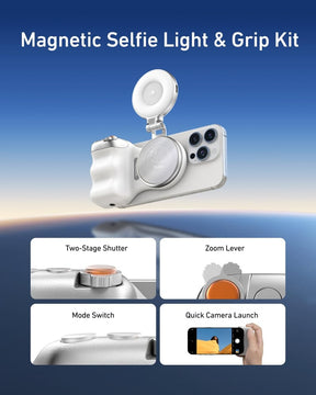 SnapGlow – Fun Shot Magnetic Phone Camera Grip
