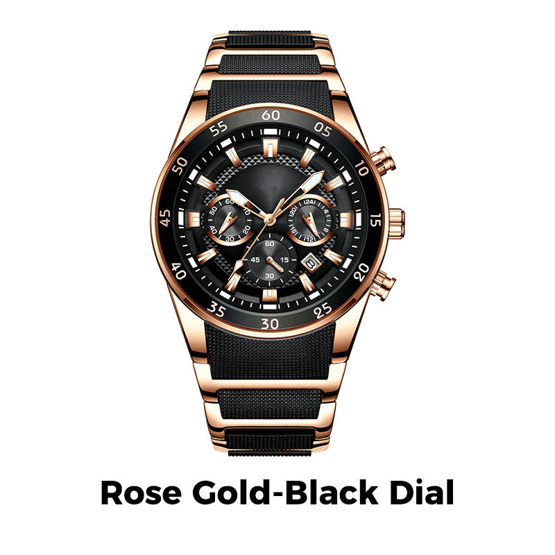 TimeForge – Rugged Men’s Multifunction Watch