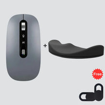 IntelliClick – Smart AI Voice Control Wireless Mouse