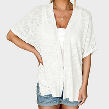 UrbanLayer – Short Sleeve Casual Solid Coat