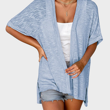 UrbanLayer – Short Sleeve Casual Solid Coat