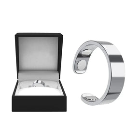 MagnaLuxe – Elegant Stainless Steel Magnetic Ring