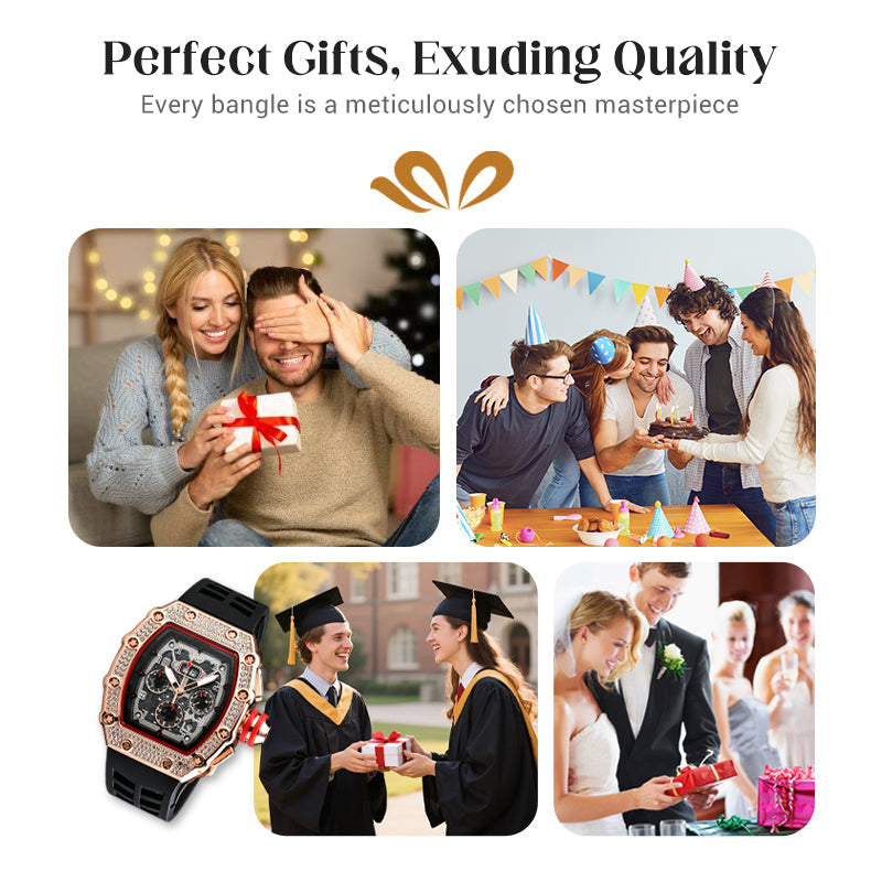 LuxeSpark – Rhinestone Embellished Watch
