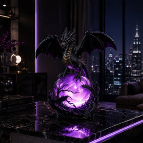 DragonGlow – Mystic Crystal Orb Lamp