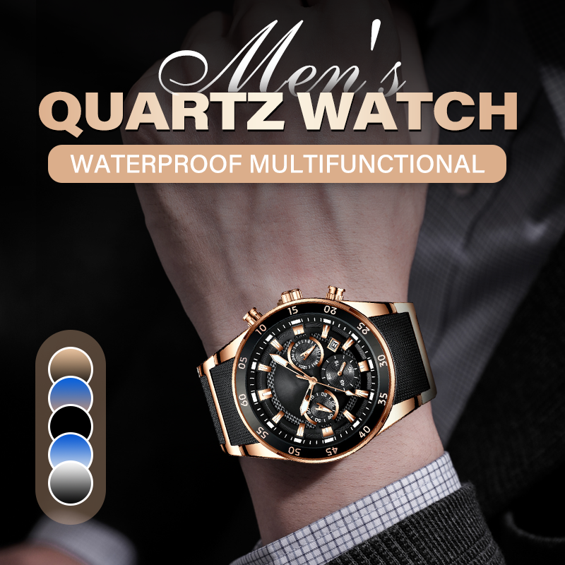 TimeForge – Rugged Men’s Multifunction Watch