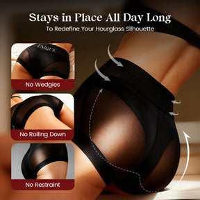 CurveEase – High-Waisted Tummy Control Seamless Boyshorts