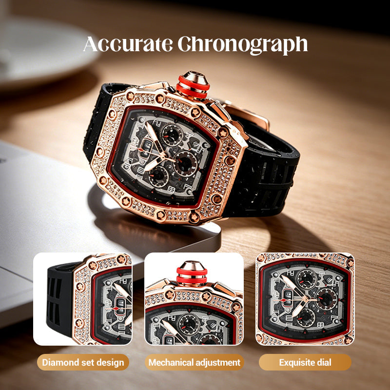 LuxeSpark – Rhinestone Embellished Watch