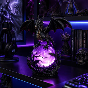 DragonGlow – Mystic Crystal Orb Lamp