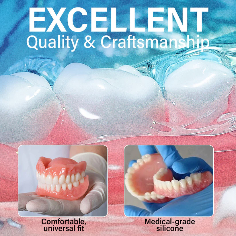 AuraSmile – Medical Grade Strong Suction Full Denture