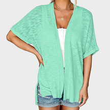 UrbanLayer – Short Sleeve Casual Solid Coat