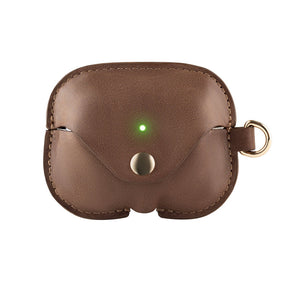 LuxeShield – Premium Genuine Leather AirPods Protective Case
