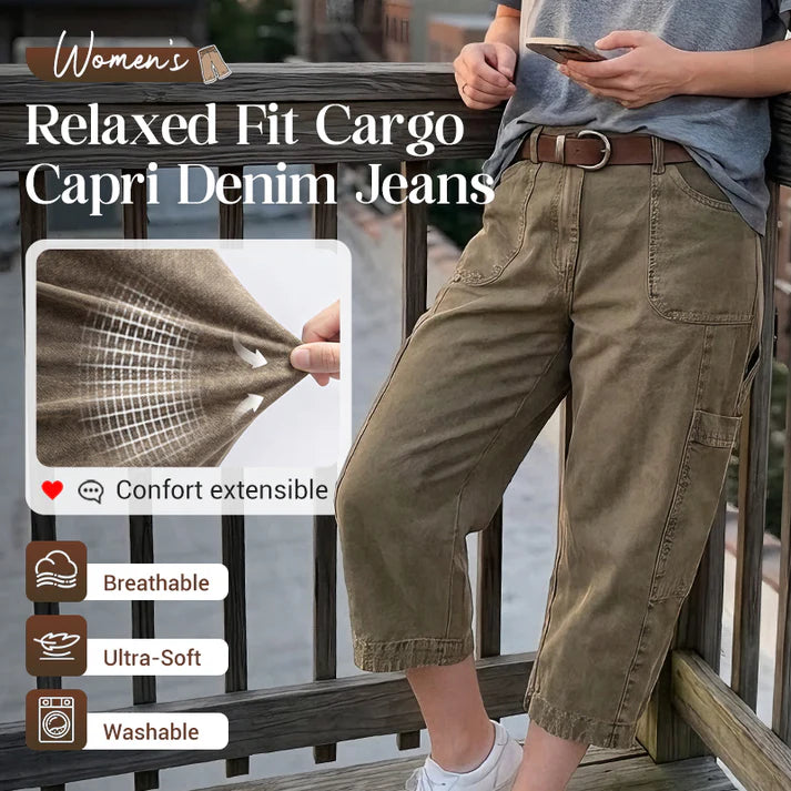 FlexWear – Stretchy Casual Cargo Capris