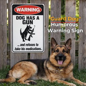 WittyGuard – Funny Dog Warning Sign