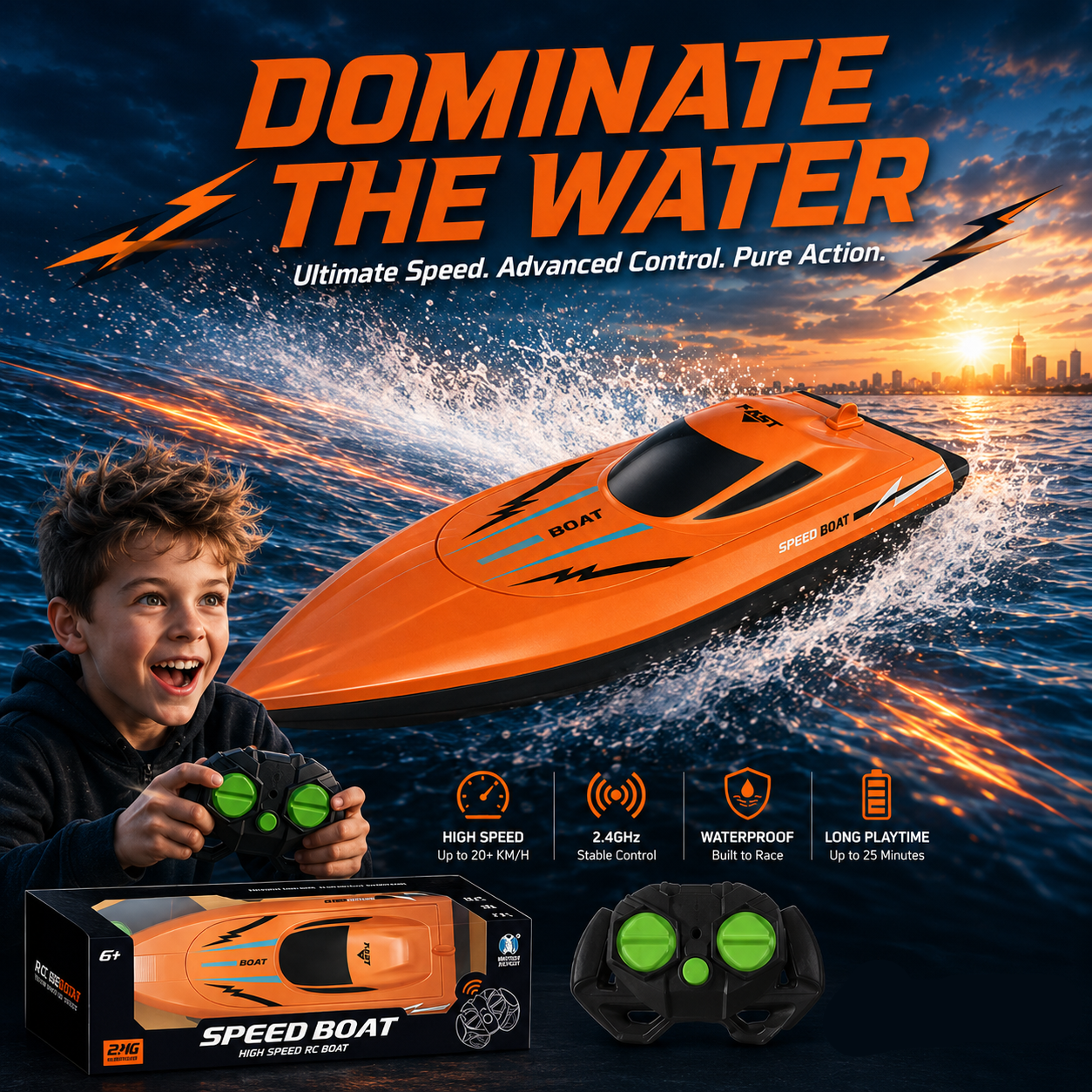 RapidWave – Water Racing RC Boat