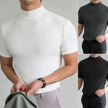 NeoCollar – Sleek High Neck T-Shirt