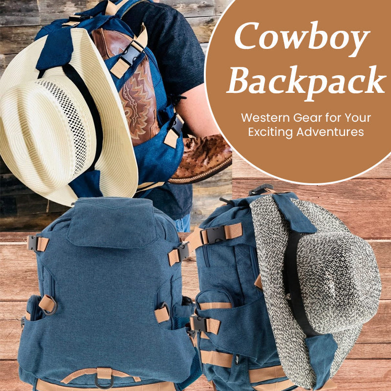 RodeoTrail – Rugged Cowboy Style Travel Backpack Bag