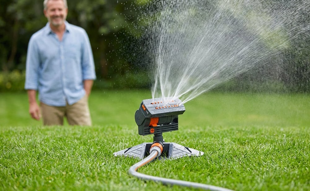 AquaSweep – Adjustable Oscillating Sprinkler