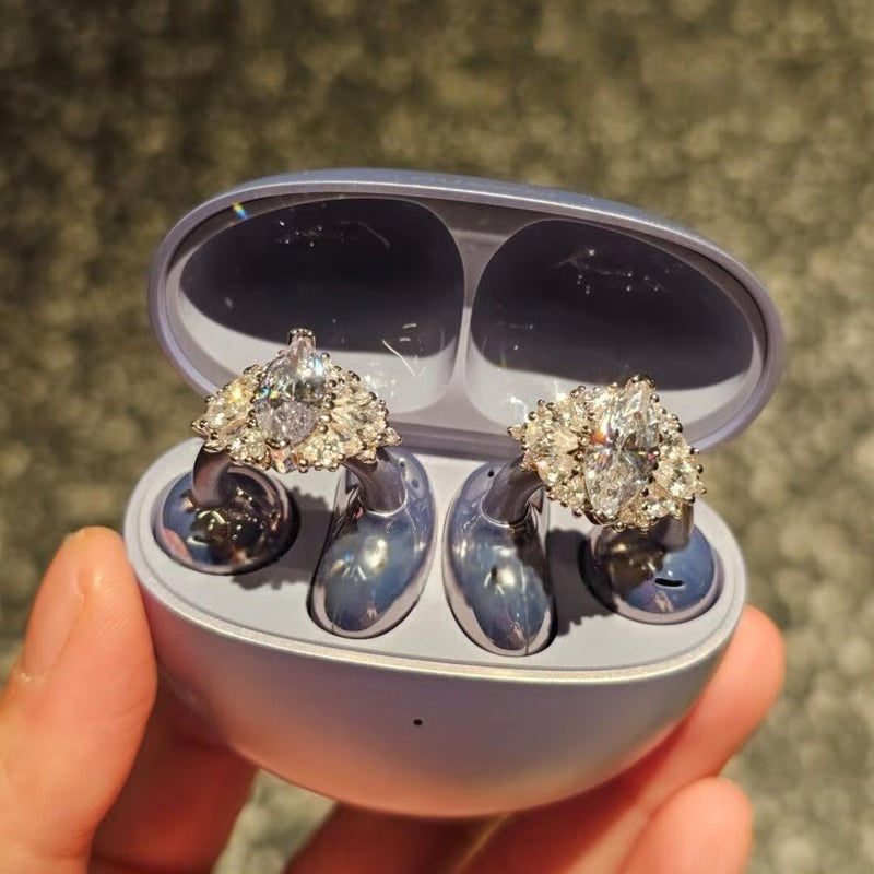 AuraSonic – Ultra-Light Transparent Bluetooth Earphones
