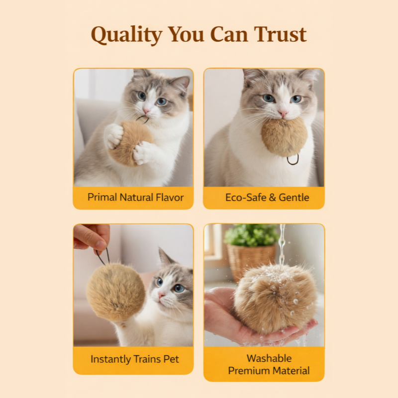 WhiskerRoll - Soft Plush Cat Toy