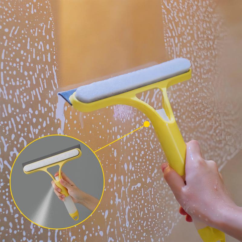 SprayShine | 3-in-1 Window Cleaning Tool with Scraper & Squeegee