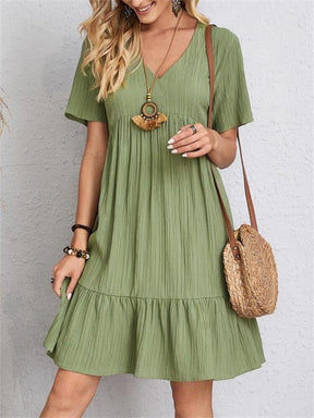 VintageMuse – Retro V-Neck Women’s Top