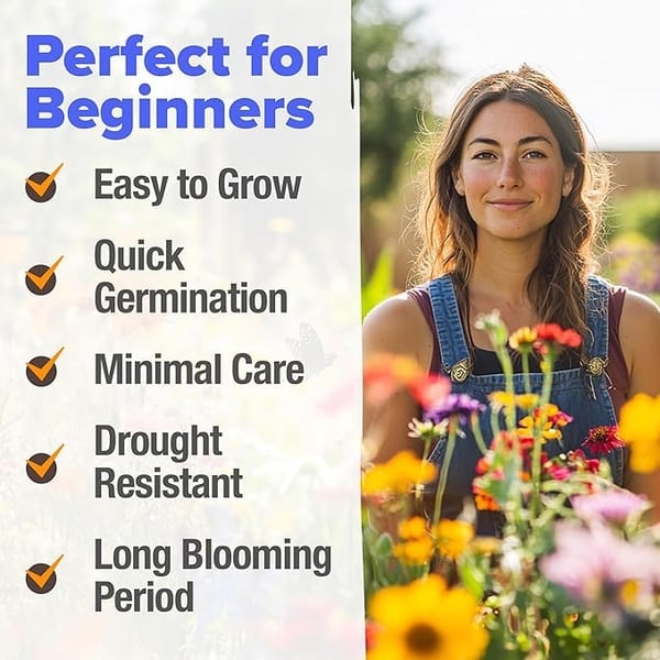 FloraBurst – Mixed Perennial Flower Seeds Collection