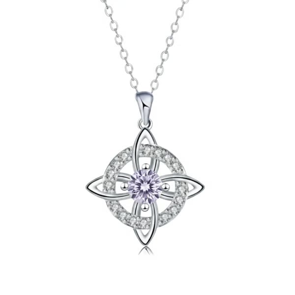 Hecatea – Witch’s Knot Birthstone Necklace