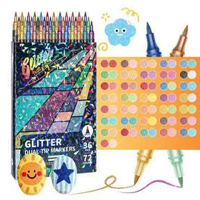 SparkBrush – Glitter Effect Art Markers