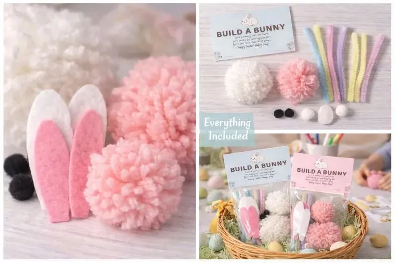 VistaHop – Build-A-Bunny Kids Springtime Craft Kit