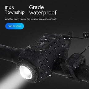 RideSafe – Electronic Bike Horn with Powerful Floodlight