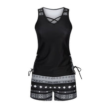 BreezeEase – Bohemian Tankini Swim Set