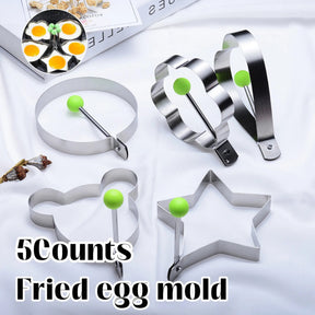YolkMaster – Multi-Shape Egg Ring Mold Kit