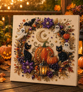 SpookyShimmer – Halloween Pearl Canvas