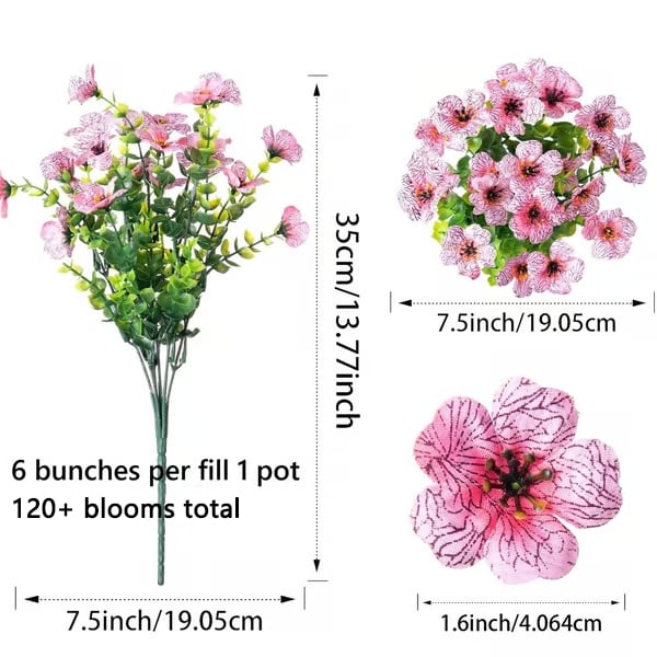PureFlora – Realistic UV Resistant Decorative Flowers