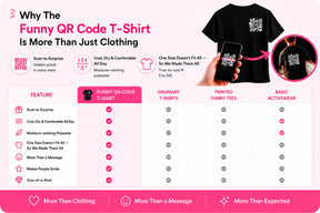 ScanMe – Funny QR Code Interactive T-Shirt