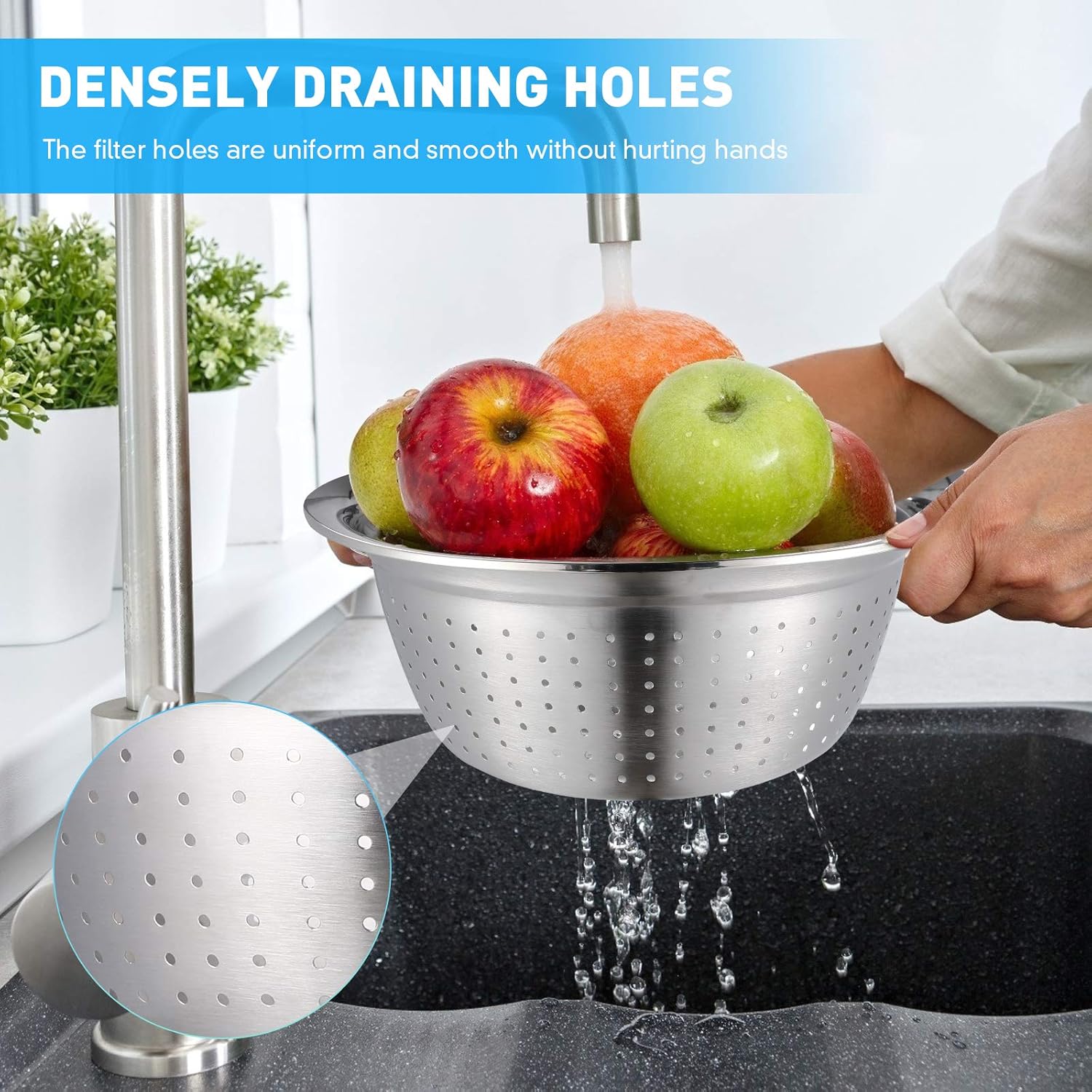 EcoChef - Durable Stainless Steel Multi-Purpose Bowl