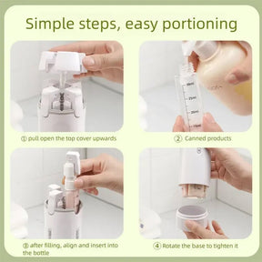 SwiftPour – Leakproof 4-in-1 Travel Dispenser
