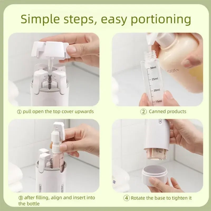 SwiftPour – Leakproof 4-in-1 Travel Dispenser