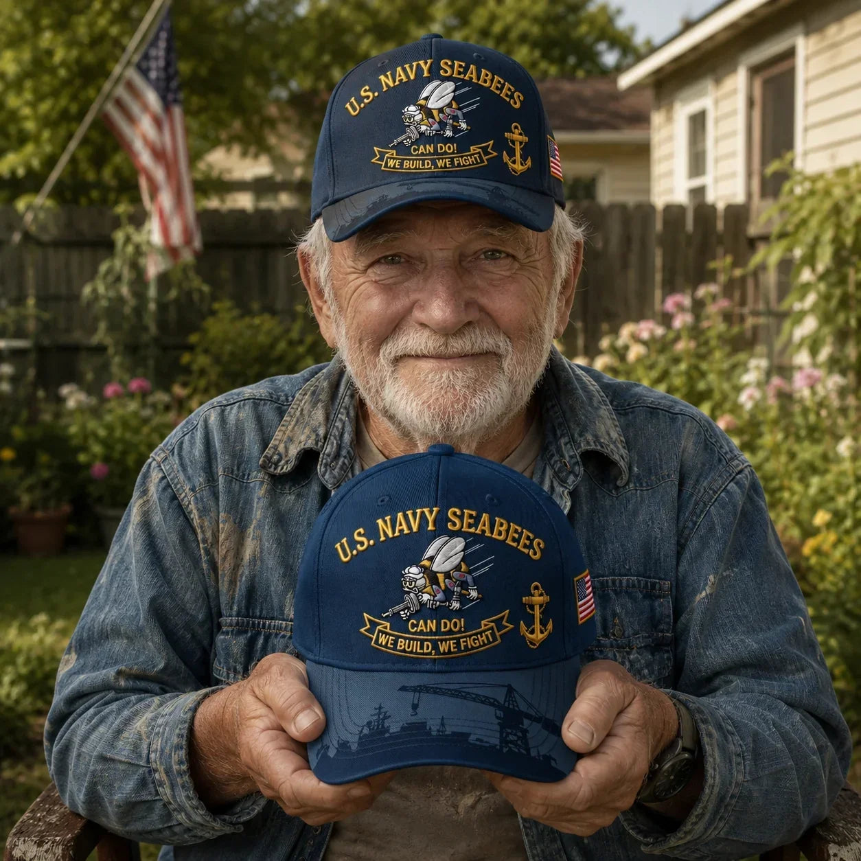 Seabee - US Navy Seabees “Can Do!” Tribute Cap 🇺🇸