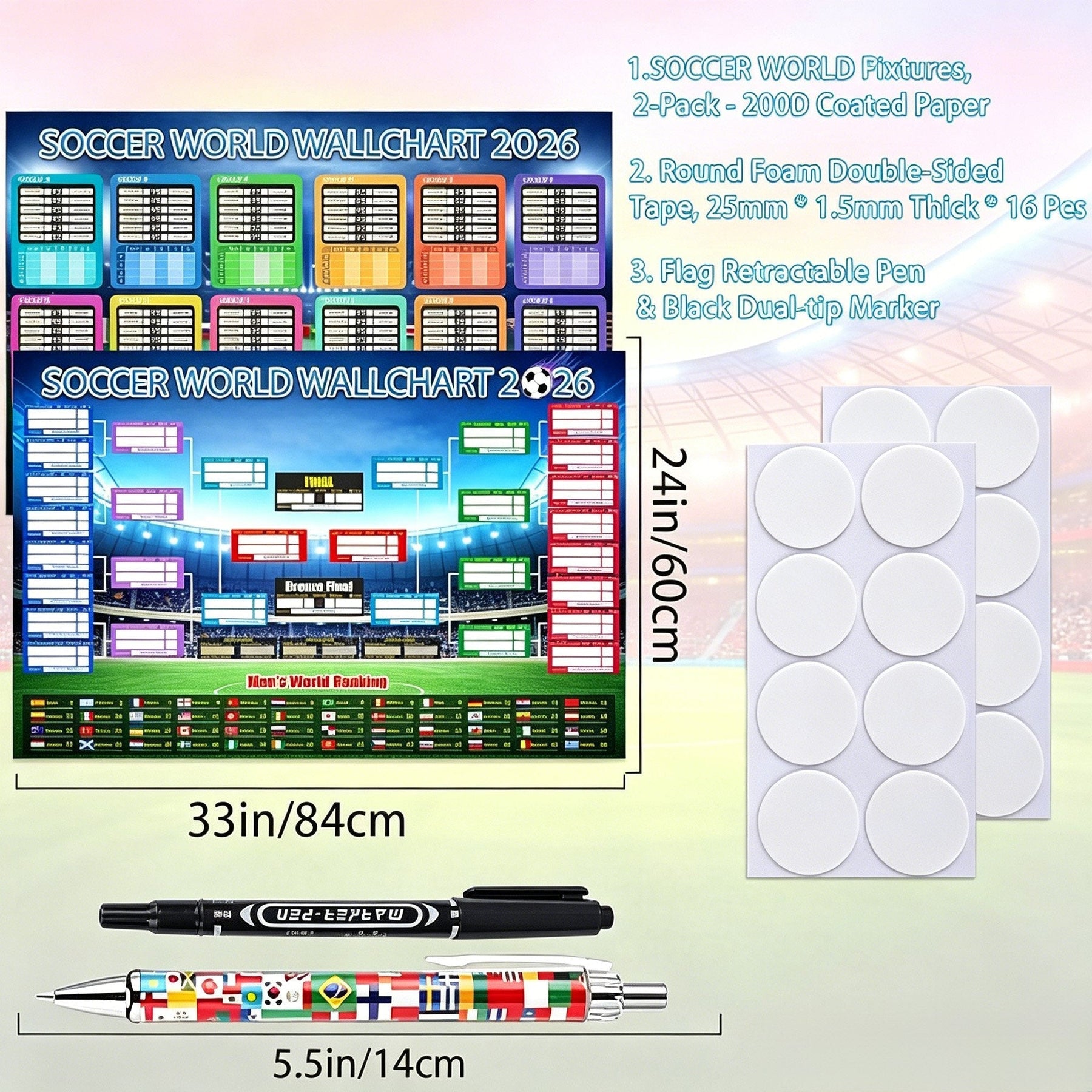 GoalWall – 2026 World Cup Poster Set
