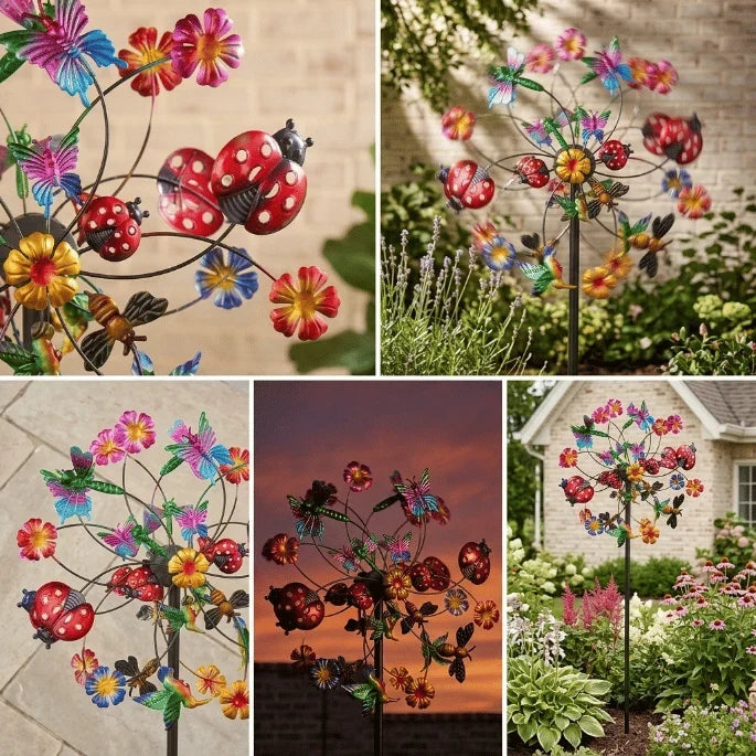 TwinkleBloom – Solar Flower Garden Décor