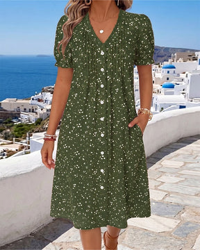 ElegantEase – Breathable Pocket Dress