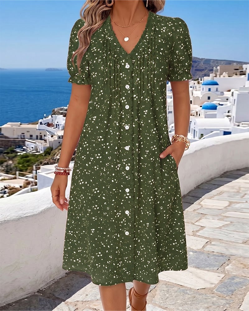 ElegantEase – Breathable Pocket Dress