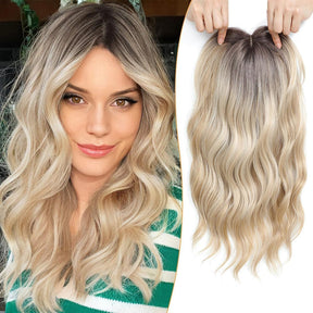 VolumeGrace – Seamless Wavy Hair Topper Extension