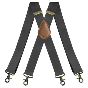 GentleHold – Premium Leather Suspenders for Men