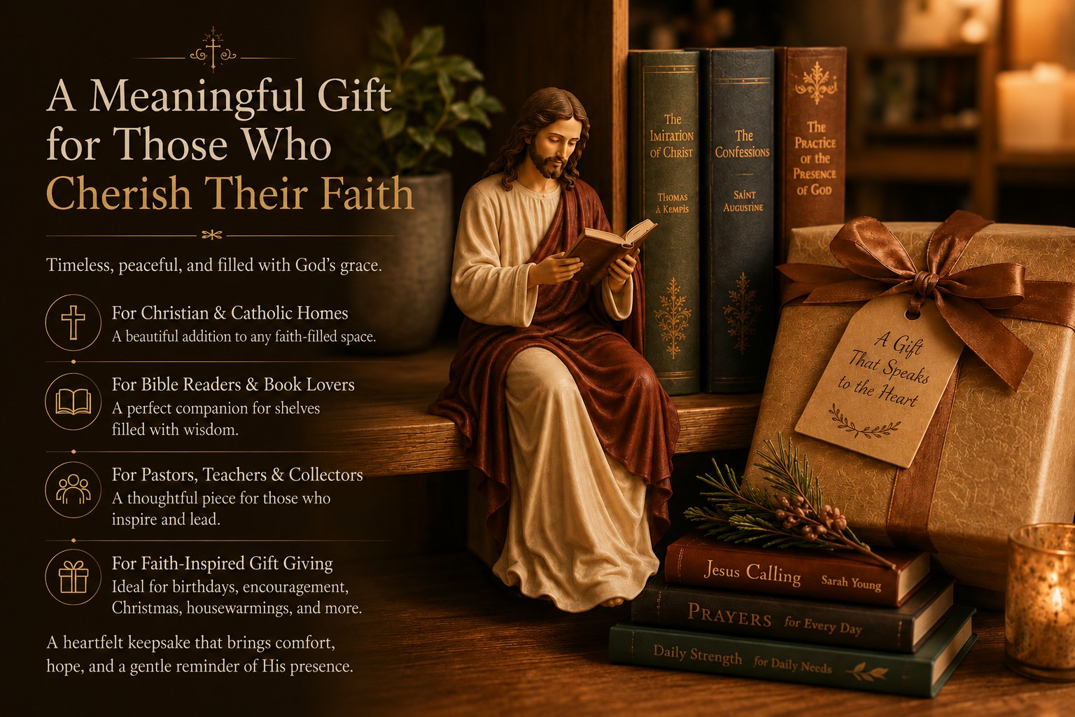 ScriptureRest - Jesus Reading Décor